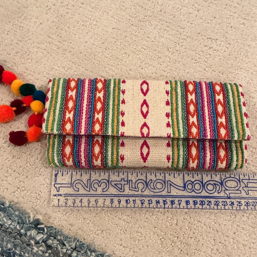 Roberta Roller Rabbit Multicolor Patterned Clutch - image 5